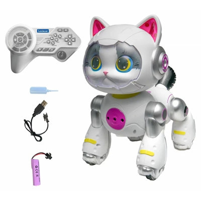 Lexibook Cyber Power Robot Pet Kitty Voice Command Smart Toy Remote 2.4GHz