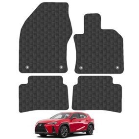 Lexus UX 2019-Onwards Car Floor Mats Rubber Tailored Fit Set Heavy-Duty 4pcs