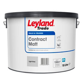 Leyland Trade Contract Matt Light Grey - 10L