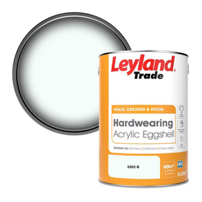 Leyland Trade Hardwearing Acrylic Eggshell Emulsion Paint (0502-B) 5L