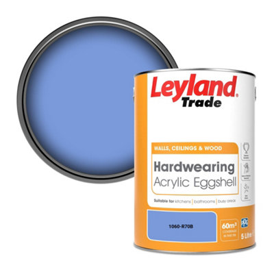 Leyland Trade Hardwearing Acrylic Eggshell Emulsion Paint (1060-R70B) 5L
