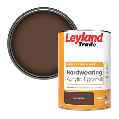 Leyland Trade Hardwearing Acrylic Eggshell Emulsion Paint (7020-Y70R) 5L