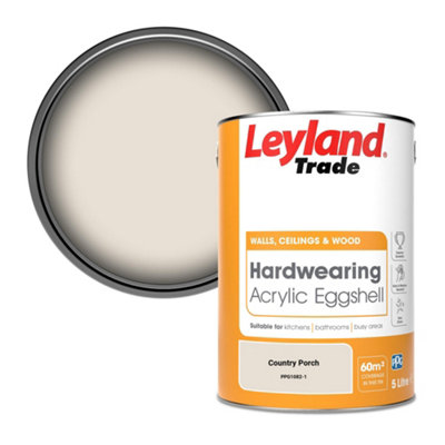 Leyland Trade Hardwearing Acrylic Eggshell Emulsion Paint Country Porch (PPG1082-1) 5L