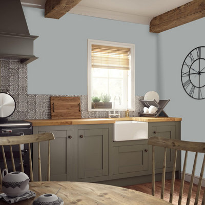 Leyland Trade Hardwearing Acrylic Eggshell Emulsion Paint Dove Grey ...