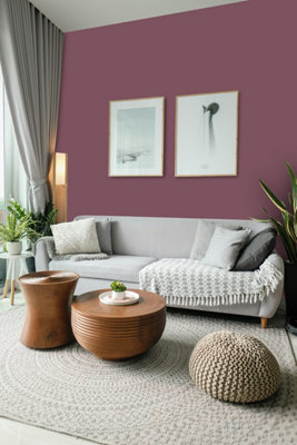 Leyland Trade Hardwearing Acrylic Eggshell Emulsion Paint Dusky Berry ...