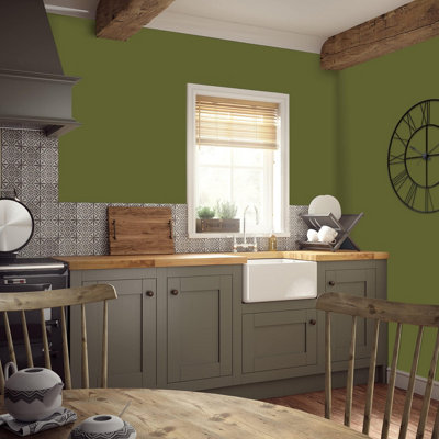 Leyland Trade Hardwearing Acrylic Eggshell Emulsion Paint Forest Creek ...