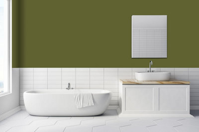 Leyland Trade Hardwearing Acrylic Eggshell Emulsion Paint Forest Creek ...