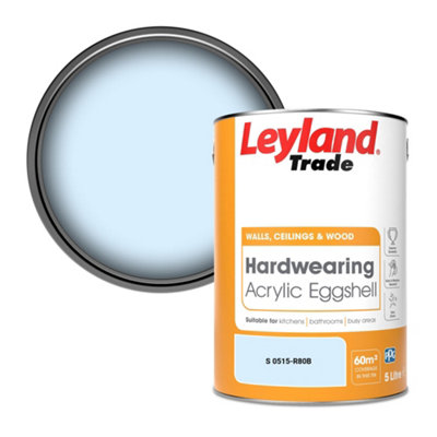 Leyland Trade Hardwearing Acrylic Eggshell Emulsion Paint (S 0515-R80B) 5L