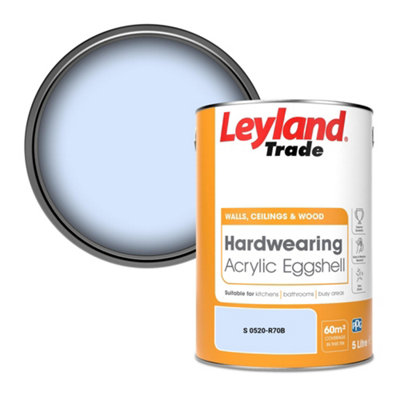 Leyland Trade Hardwearing Acrylic Eggshell Emulsion Paint (S 0520-R70B) 5L