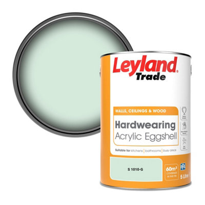Leyland Trade Hardwearing Acrylic Eggshell Emulsion Paint (S 1010-G) 5L