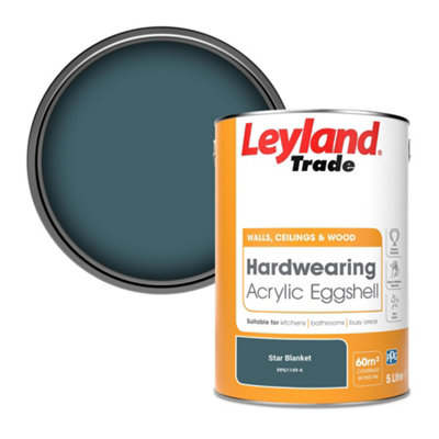 Leyland Trade Hardwearing Acrylic Eggshell Emulsion Paint Star Blanket (PPG1149-6) 5L