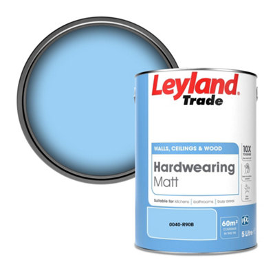 Leyland Trade Hardwearing Matt Emulsion Paint (0040-R90B) 5L
