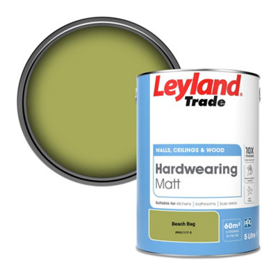 Leyland Trade Hardwearing Matt Emulsion Paint Beach Bag (PPG1117-5) 5L