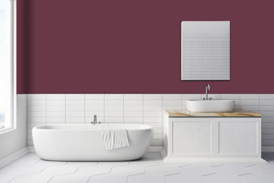 Leyland Trade Hardwearing Matt Emulsion Paint Claret Violet (RAL