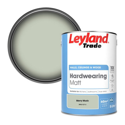 Leyland Trade Hardwearing Matt Emulsion Paint Merry Music (PPG1127-3) 5L