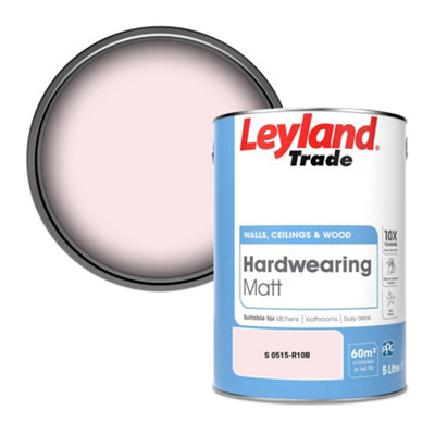 Leyland Trade Hardwearing Matt Emulsion Paint (S 0515-R10B) 5L
