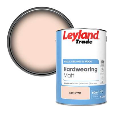 Leyland Trade Hardwearing Matt Emulsion Paint (S 0515-Y70R) 5L