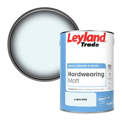 Leyland Trade Hardwearing Matt Emulsion Paint (S 0804-R90B) 5L