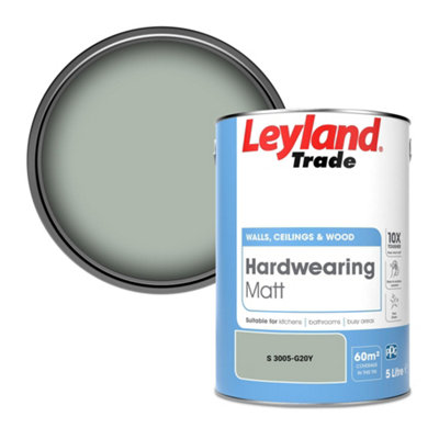 Leyland Trade Hardwearing Matt Emulsion Paint (S 3005-G20Y) 5L