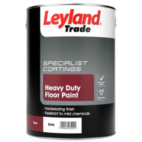 Leyland Trade Heavy Duty Floor Paint  - 5 Litre - Slate
