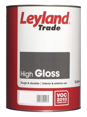 Leyland Trade High Gloss Paint Brilliant White 2.5L