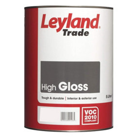 Leyland Trade High Gloss Paint Brilliant White 2.5L