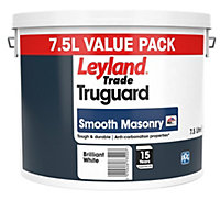 Leyland Trade Truguard Smooth Masonry- Brilliant White - 7.5L