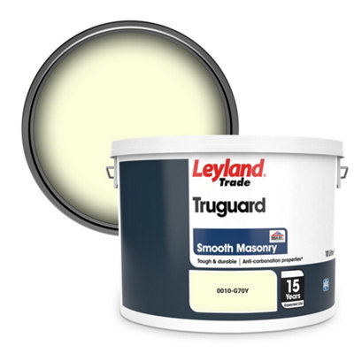 Leyland Trade Truguard Smooth Masonry Paint (0010-G70Y) 10L