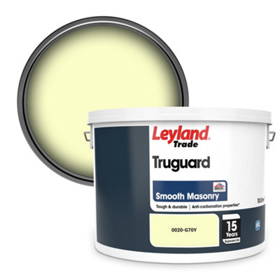 Leyland Trade Truguard Smooth Masonry Paint (0020-G70Y) 10L