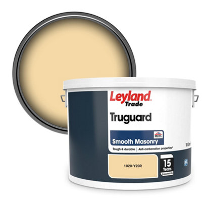 Leyland Trade Truguard Smooth Masonry Paint (1020-Y20R) 10L