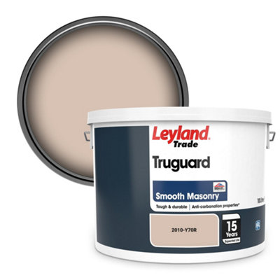 Leyland Trade Truguard Smooth Masonry Paint (2010-Y70R) 10L