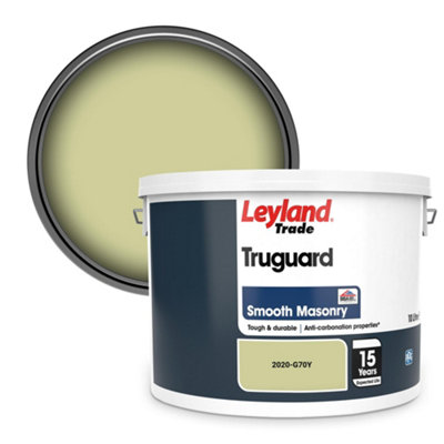 Leyland Trade Truguard Smooth Masonry Paint (2020-G70Y) 10L