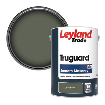 Leyland Trade Truguard Smooth Masonry Paint (7010-G50Y) 5L