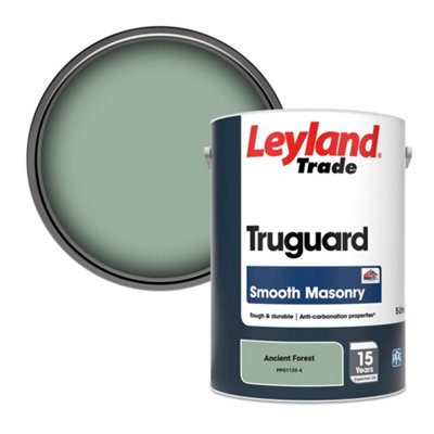 Leyland Trade Truguard Smooth Masonry Paint Ancient Forest (PPG1133-4) 5L
