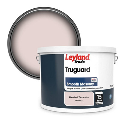 Leyland Trade Truguard Smooth Masonry Paint Bleached Terracotta (PPG1065-2) 10L
