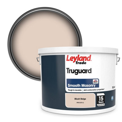 Leyland Trade Truguard Smooth Masonry Paint Blush Beige (PPG1070-2) 10L