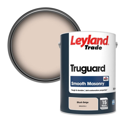 Leyland Trade Truguard Smooth Masonry Paint Blush Beige (PPG1070-2) 5L