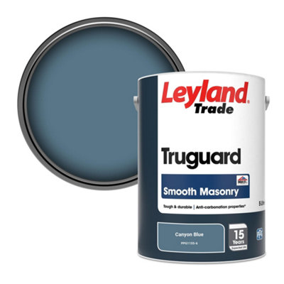Leyland Trade Truguard Smooth Masonry Paint Canyon Blue (PPG1155-6) 5L