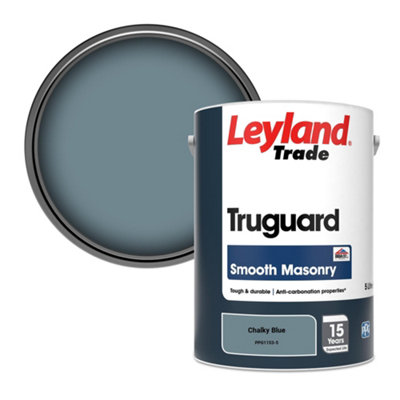 Leyland Trade Truguard Smooth Masonry Paint Chalky Blue (PPG1153-5) 5L