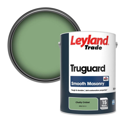 Leyland Trade Truguard Smooth Masonry Paint Chatty Cricket (PPG1131-5) 5L