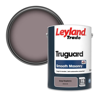 Leyland Trade Truguard Smooth Masonry Paint Deep Raspberry (PPG18-08) 5L