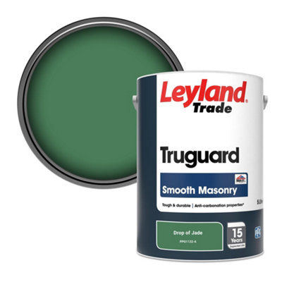 Leyland Trade Truguard Smooth Masonry Paint Drop of Jade (PPG1132-6) 5L