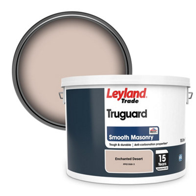 Leyland Trade Truguard Smooth Masonry Paint Enchanted Desert (PPG1068-3) 10L