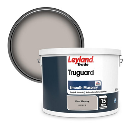 Leyland Trade Truguard Smooth Masonry Paint Fond Memory (PPG1017-3) 10L