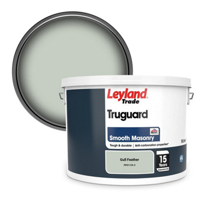 Leyland Trade Truguard Smooth Masonry Paint Gull Feather (PPG1129-3) 10L
