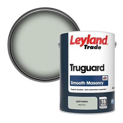 Leyland Trade Truguard Smooth Masonry Paint Gull Feather (PPG1129-3) 5L