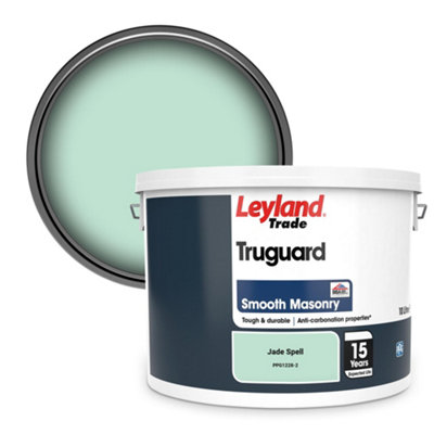 Leyland Trade Truguard Smooth Masonry Paint Jade Spell (PPG1228-2) 10L