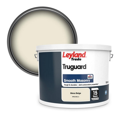 Leyland Trade Truguard Smooth Masonry Paint Mesa Beige (PPG1092-2) 10L