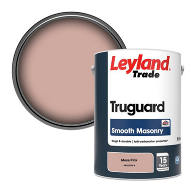 Leyland Trade Truguard Smooth Masonry Paint Mesa Pink (PPG1058-4) 5L