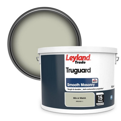 Leyland Trade Truguard Smooth Masonry Paint Mix or Match (PPG1031-1) 10L